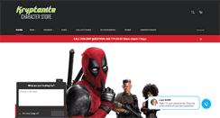 Desktop Screenshot of kryptonitecharacterstore.com